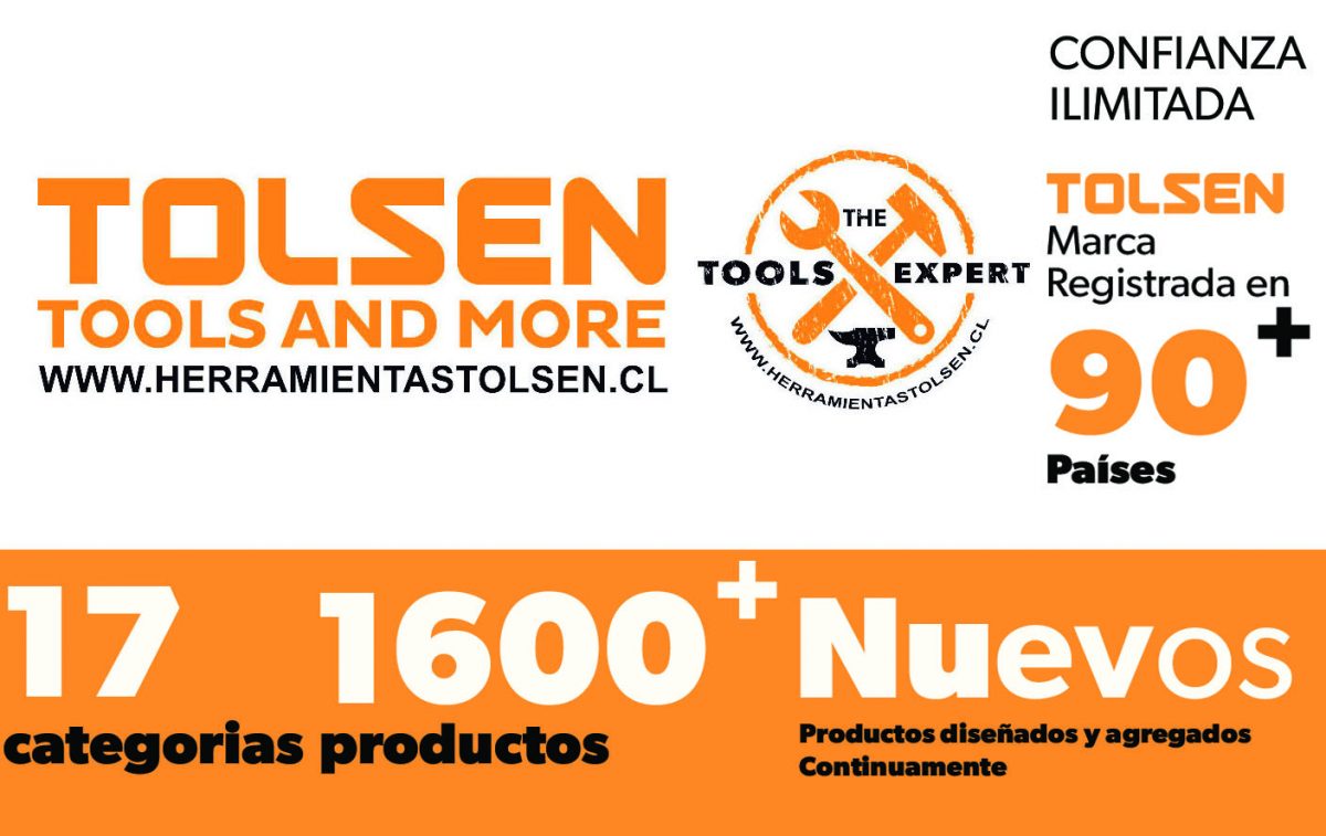 Herramientas Tolsen Ya en Chile!